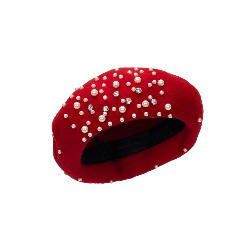 7725 Women Wool Beret Hat, Classic French Style Artist Solid Color Chic - Picture 5 of 5